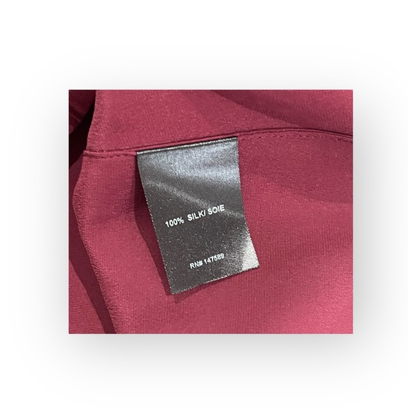 new Robert Rodriguez ✦ Chic Draped Overlay Strappy Silk Cami Top ✦ Wine 12 L XL - Picture 9 of 17